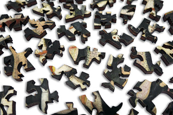 Bizarre Persian Fish Wooden Jigsaw Puzzle