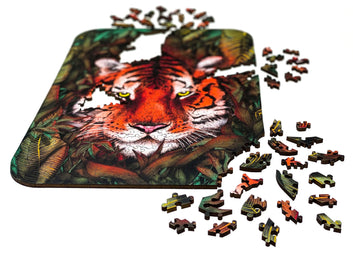 Tiger Majesty Wood Jigsaw Puzzle