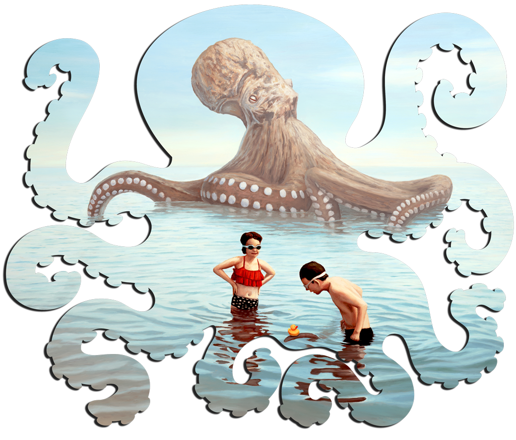 Paul Bond Octopus Wooden Jigsaw Puzzle