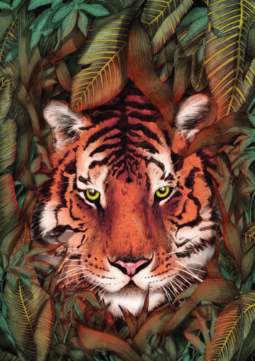 Tiger Majesty Holzpuzzle 