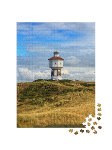 Ein Leuchtturm auf der Insel Langeoog, Niedersachsen