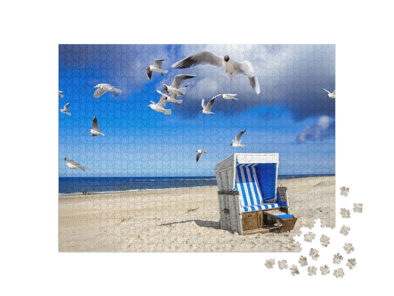 Beach in Westerland, Sylt, Germany