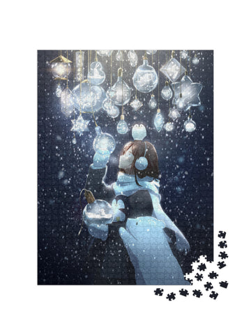 Drawing of an Anime Girl Who is Christmas