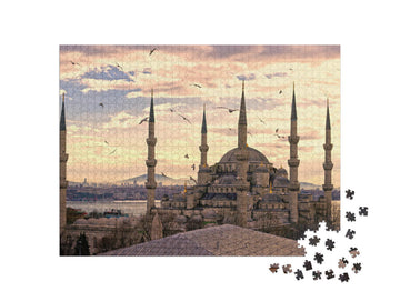 Sunset Over the Blue Mosque, Sultanahmet Camii, Istanbul
